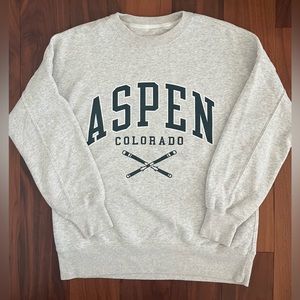 a&f grey women’s sweatshirt
